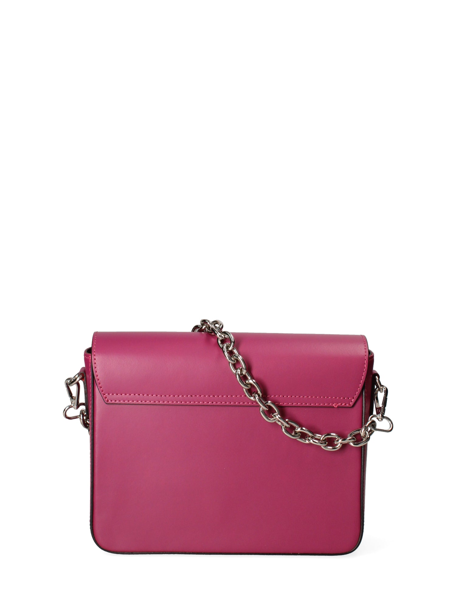 Borsa a tracolla da donna Vera pelle JR-W-1053-FUCSIA-SILVER John Richmond