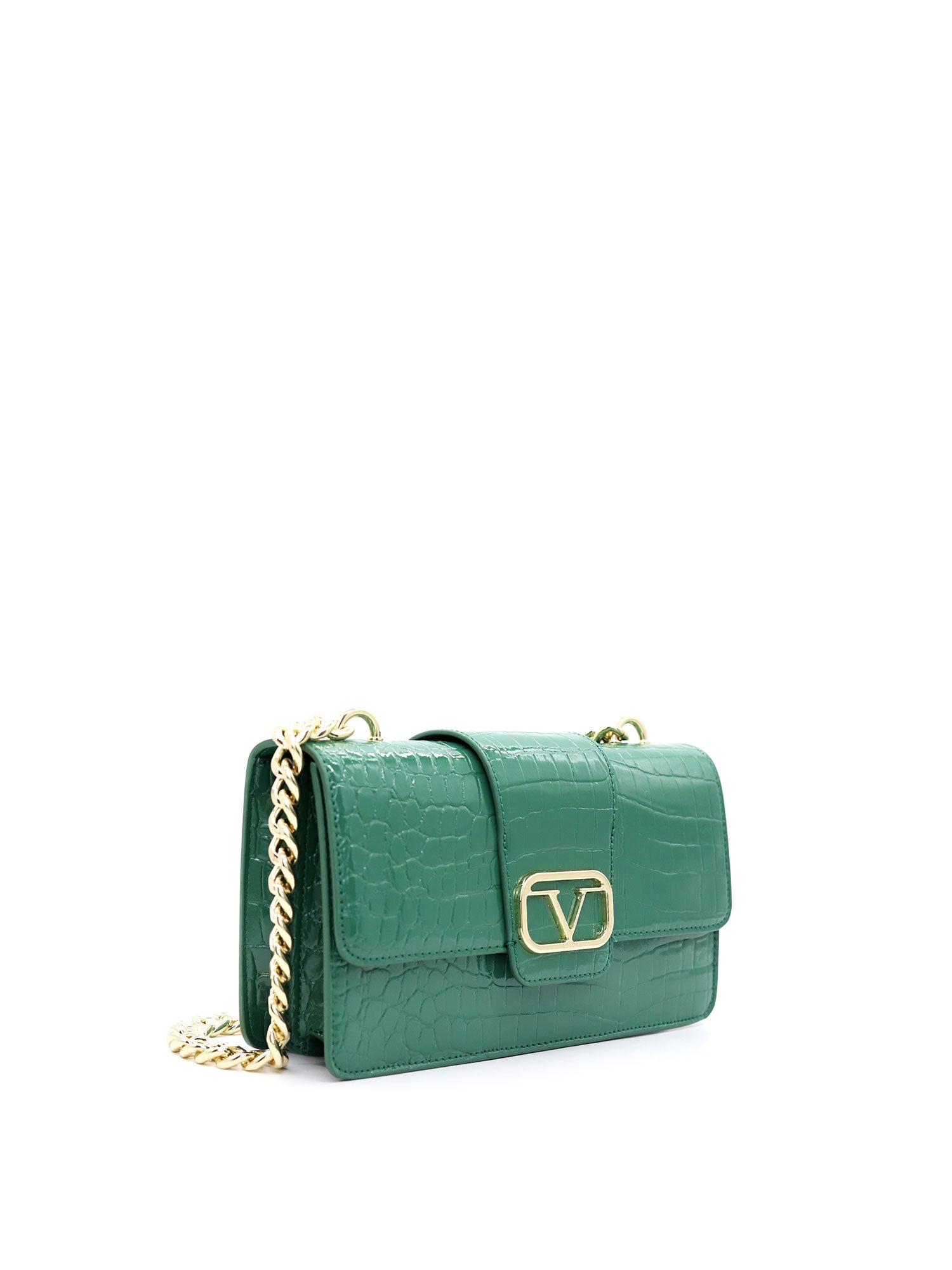 Jesolo Borsa a tracolla donna Ecopelle vegana VC-210-VERDE 19V69 Italia