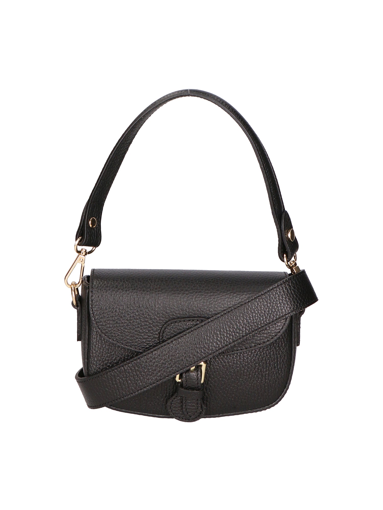 Viktoria Borsa a spalla da donna Vera pelle 06526-D28 NERO Gave Lux