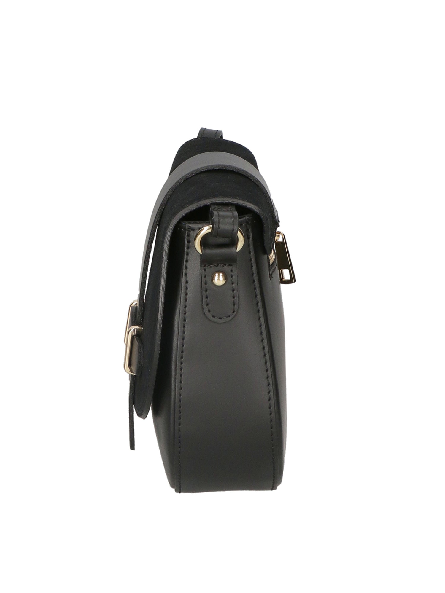 Carola Borsa a tracolla da donna Vera pelle 10036-P218 NERO Gave Lux