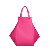 Lindsey Borsa a mano da donna 100% vera pelle 07162-D02 FUXIA Viola Castellani