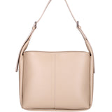 Borsa a spalla da donna Misto pelle e tessuto 07157-D05 CAPPUCCINO Roberta Rossi