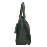 Althea Borsa a mano da donna Vera pelle 5190-017 VERDE BOTTIGLIA Gave Lux