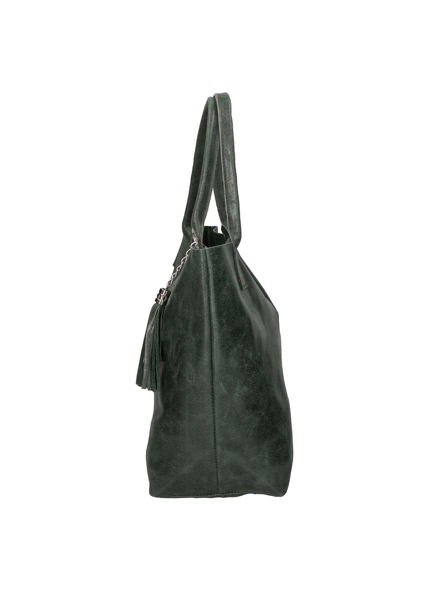 Althea Borsa a mano da donna Vera pelle 5190-017 VERDE BOTTIGLIA Gave Lux