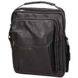 Borsa a tracolla uomo 100% PU Leather PCL3051-BLACK Northampton Polo Club
