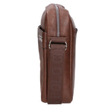 Borsa a tracolla uomo in pelle PU Casual PCL3001-COFFEE Northampton Polo Club