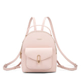 Zaino da donna in pelle vegana Casual 712-3PT-LIGHTPINK Diana&co