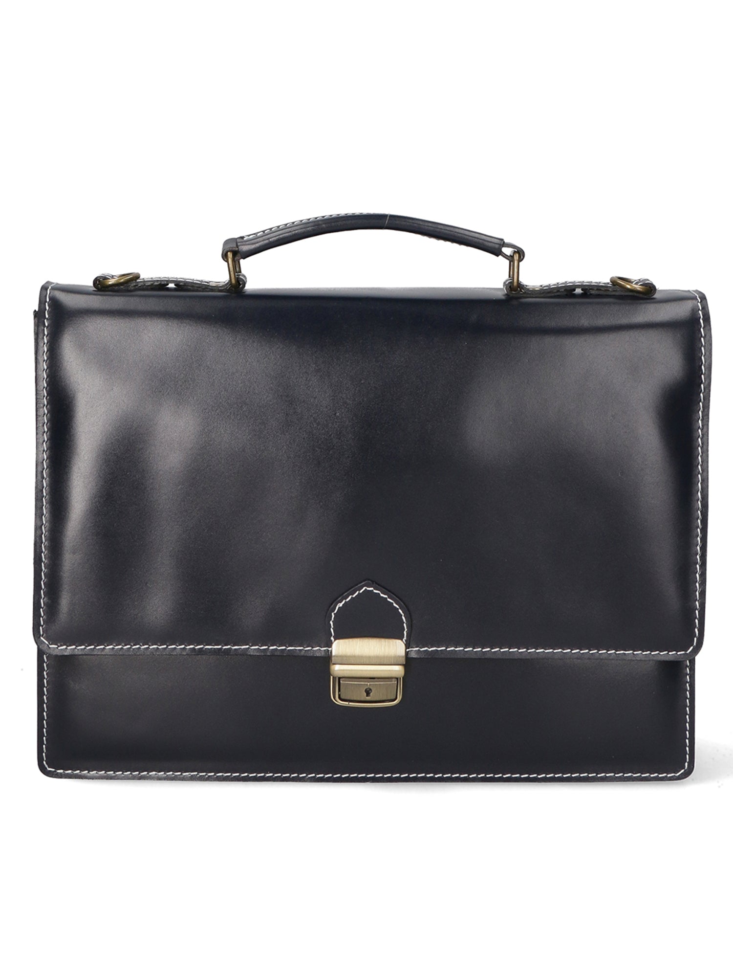 Ivo 7003-BLU Borsa da lavoro unisex in vera pelle Gave Lux