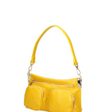 Borsa a spalla da donna Vera pelle 07147-D04 GIALLO Roberta Rossi