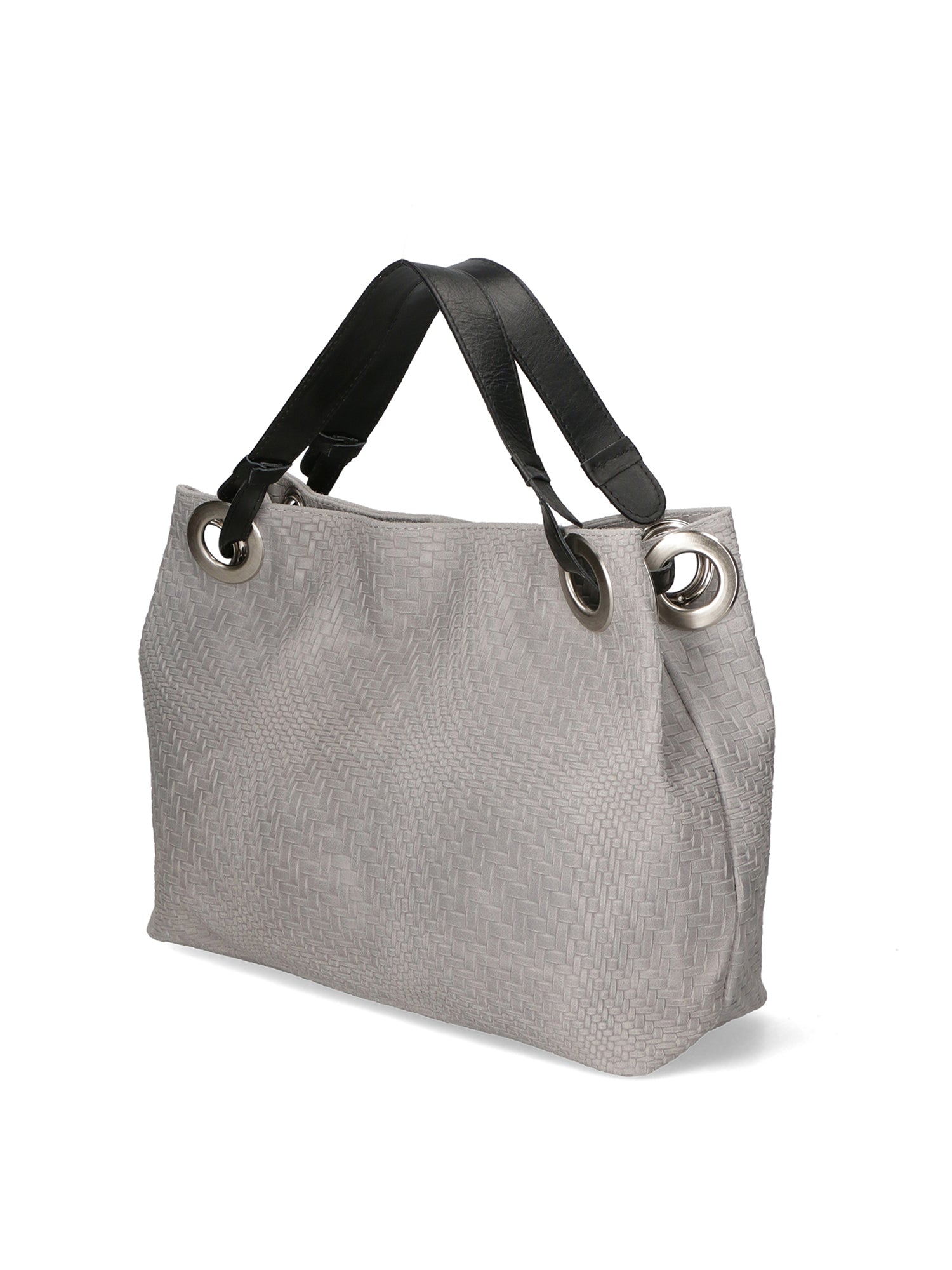 Emilia Borsa a spalla da donna Vera pelle 80059-020 GRIGIO CHIARO Gave Lux