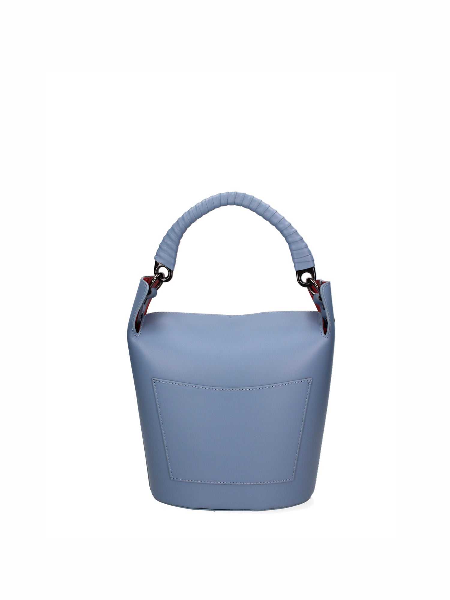 Seraphina Plus Borsa a secchiello da donna Vera pelle 6549-CIELO Gave Lux