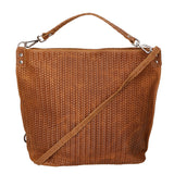 Elga Borsa a spalla da donna Vera pelle 80051-CUOIO Gave Lux