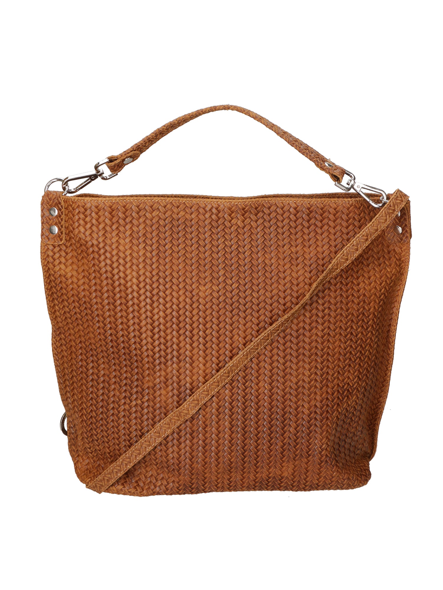 Elga Borsa a spalla da donna Vera pelle 80051-CUOIO Gave Lux
