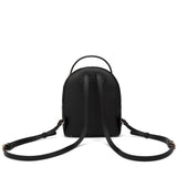 Zaino da donna in pelle vegana Casual 712-3PT-BLACK Diana&co