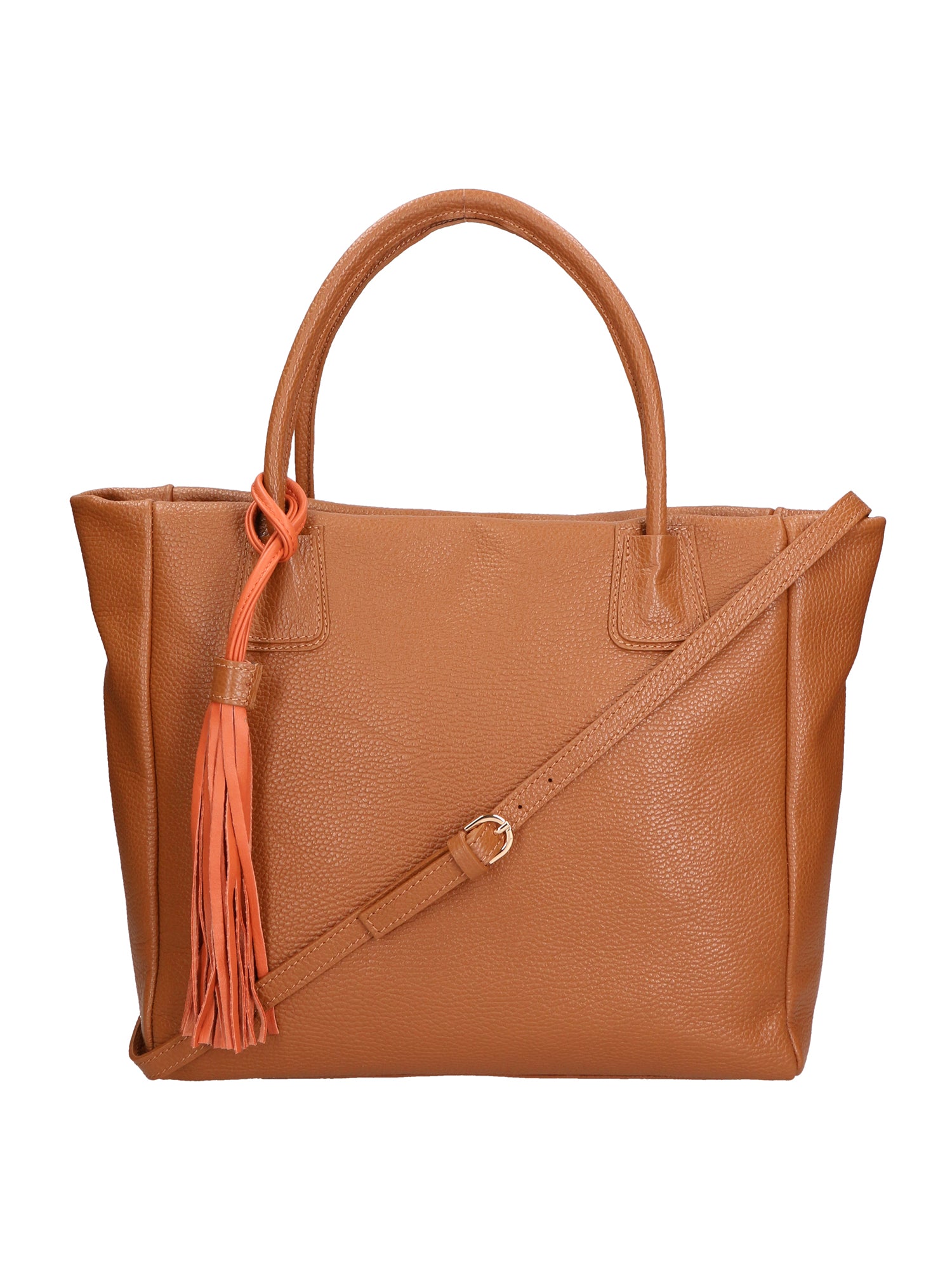 Verdiana Borsa a mano da donna Vera Pelle 06505-D17 CUOIO SCURO Gave Lux
