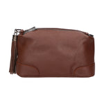 Lidia Borsa a mano da donna Vera pelle 06513-CIOCCOLATO Gave Lux