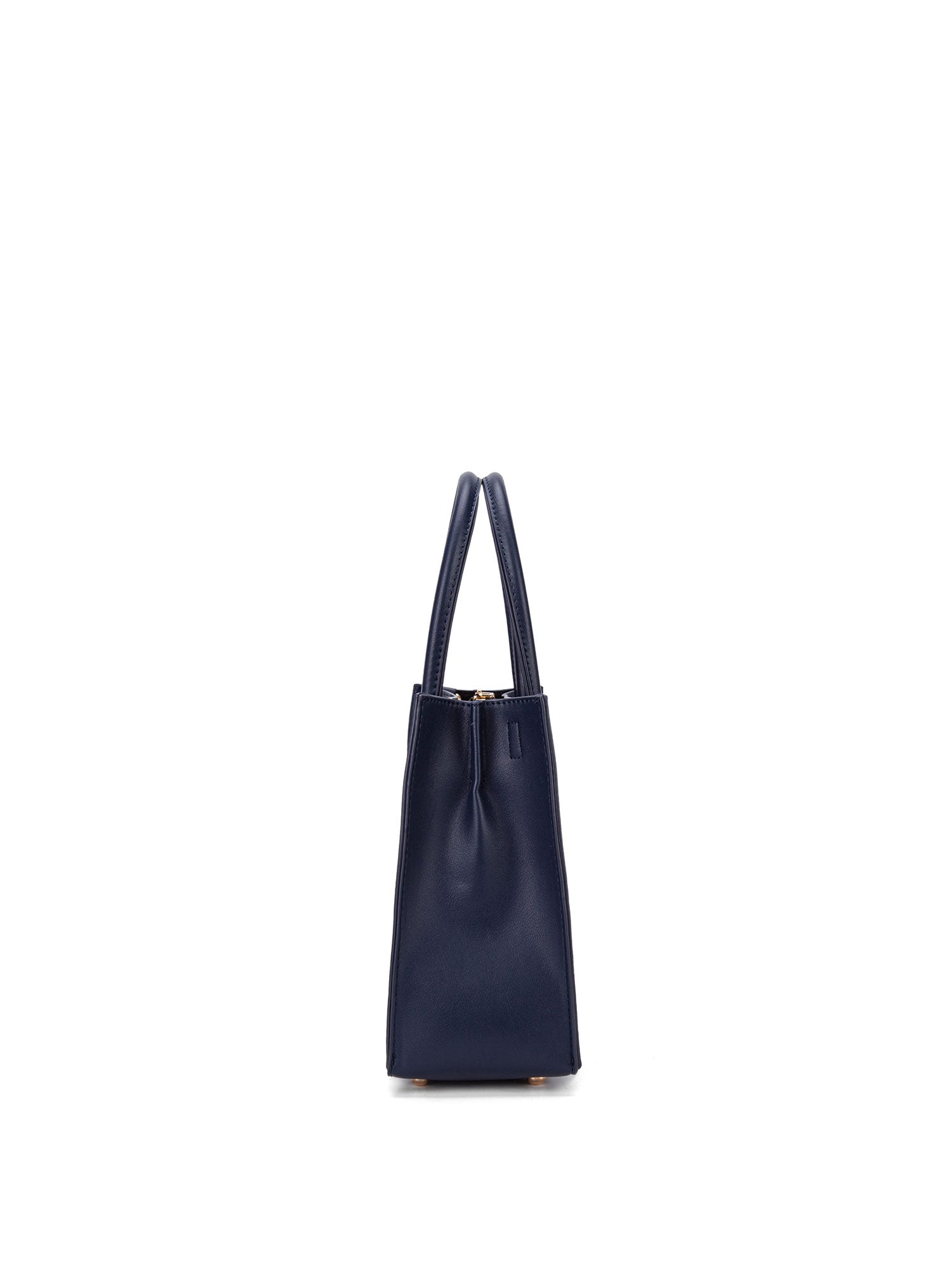 Borsa a mano da donna 100% pelle vegana PU 713-1PT-NAVY BLUE Diana&co
