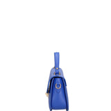 Borsa a mano da donna 100% vera pelle 07202-P 633 BLUETTE Roberta Rossi