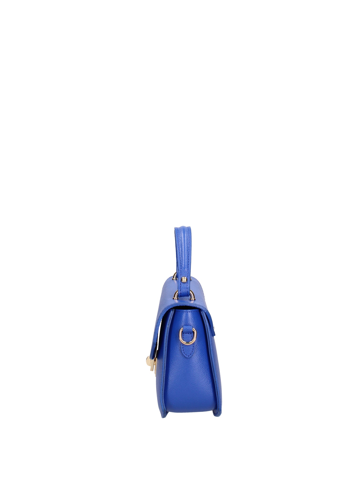 Borsa a mano da donna 100% vera pelle 07202-P 633 BLUETTE Roberta Rossi