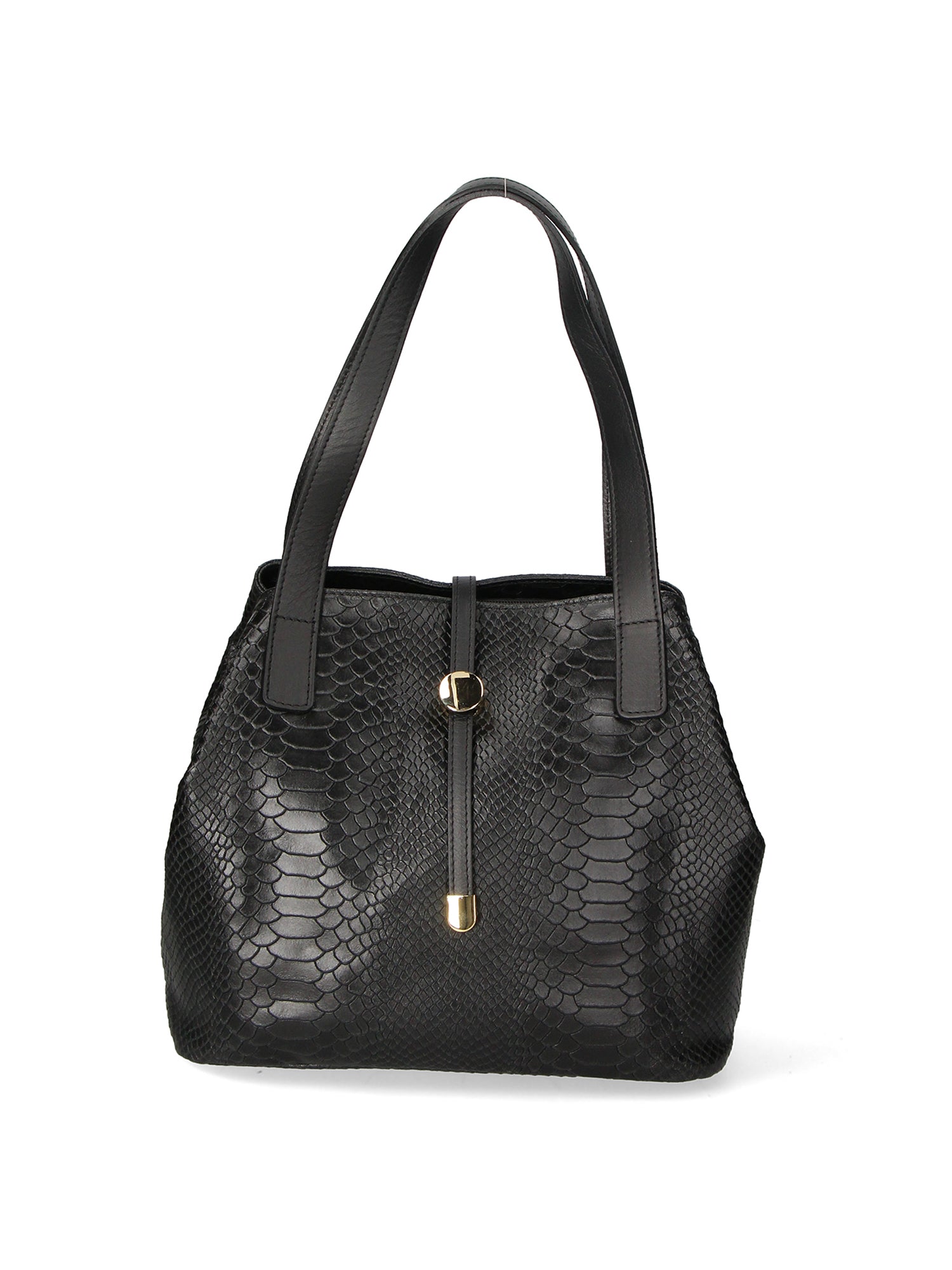 Clarissa Borsa a mano da donna Vera pelle 5276-019 NERO Gave Lux