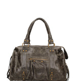 Elara Borsa a spalla da donna Vera pelle 06090-049 VERDE MILITARE SCURO Gave Lux