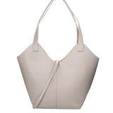 Borsa a mano da donna Vera pelle 07231-D86 GRIGIO PERLA Roberta Rossi