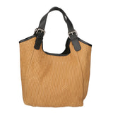 Elettra Borsa a mano da donna Vera pelle 80050-CUOIO Gave Lux