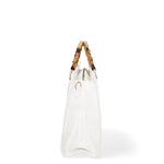 Borsa a spalla da donna Ecopelle vegana DC3333-3-WHITE Diana&co