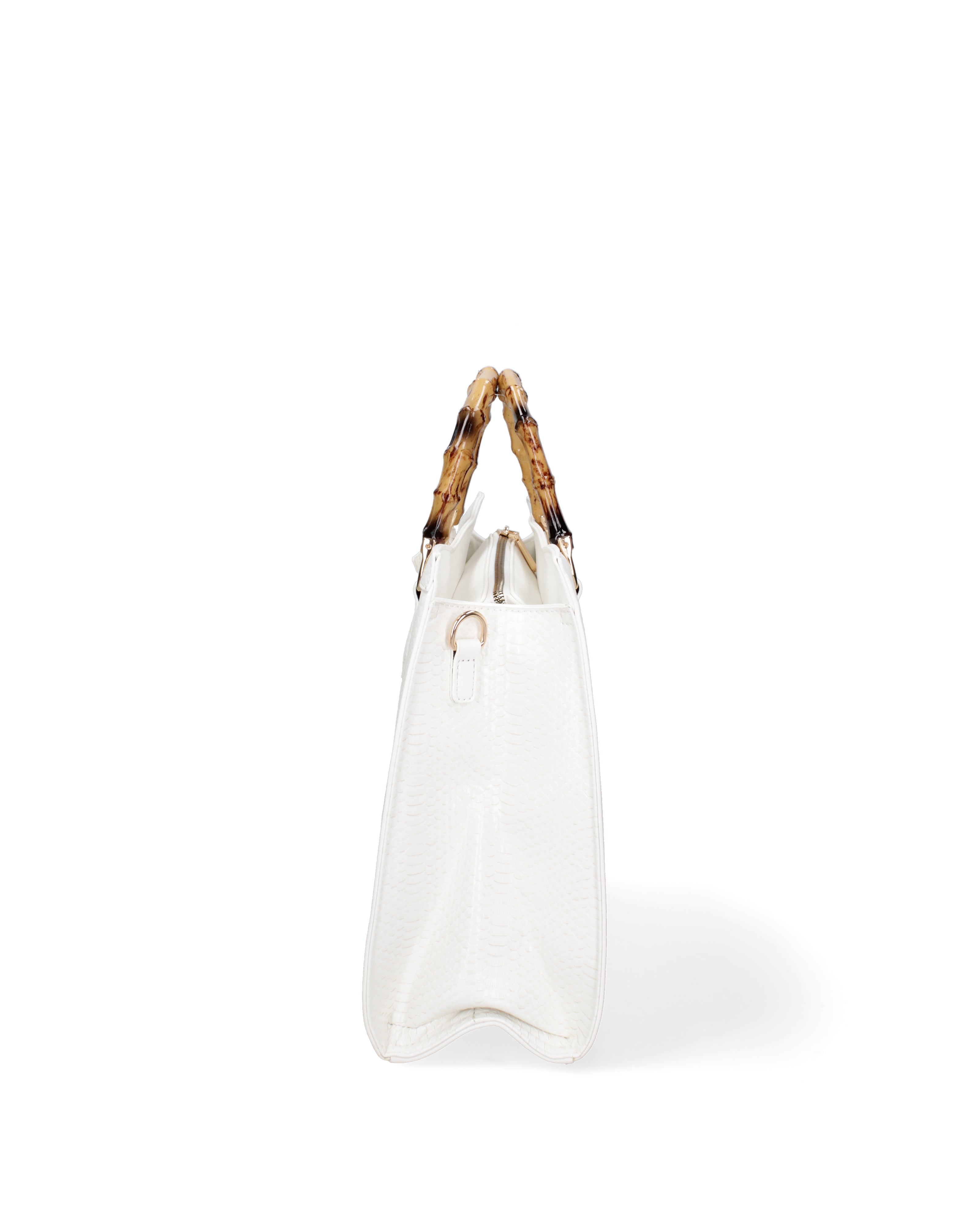 Borsa a spalla da donna Ecopelle vegana DC3333-3-WHITE Diana&co