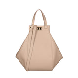 Lindsey Borsa a mano da donna 100% vera pelle 07162-D05 CAPPUCCINO Viola Castellani