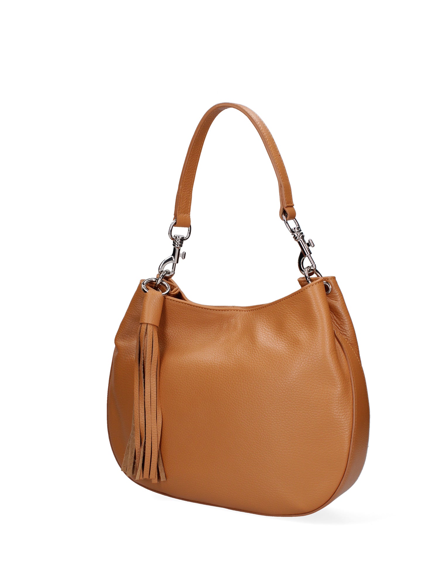Borsa a spalla da donna Vera pelle 07316-D44 CUOIO Roberta Rossi