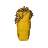 Agostina Borsa a mano da donna Vera pelle 04691-D04 GIALLO YELLOW Gave Lux