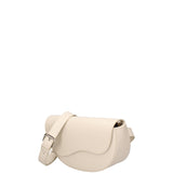 Marsupio da donna in vera pelle Made in Italy 07218-D37 LATTE Roberta Rossi