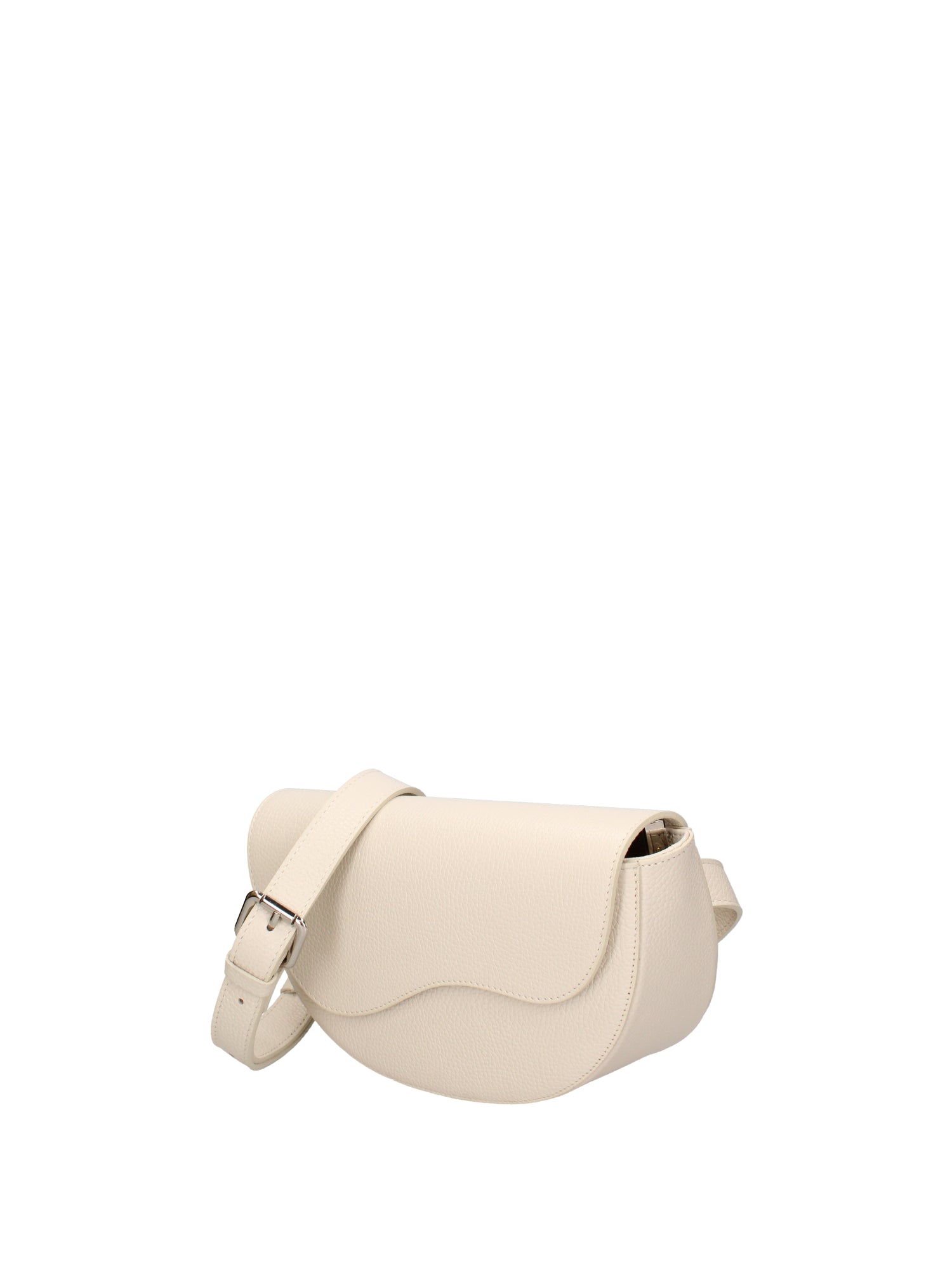 Marsupio da donna in vera pelle Made in Italy 07218-D37 LATTE Roberta Rossi