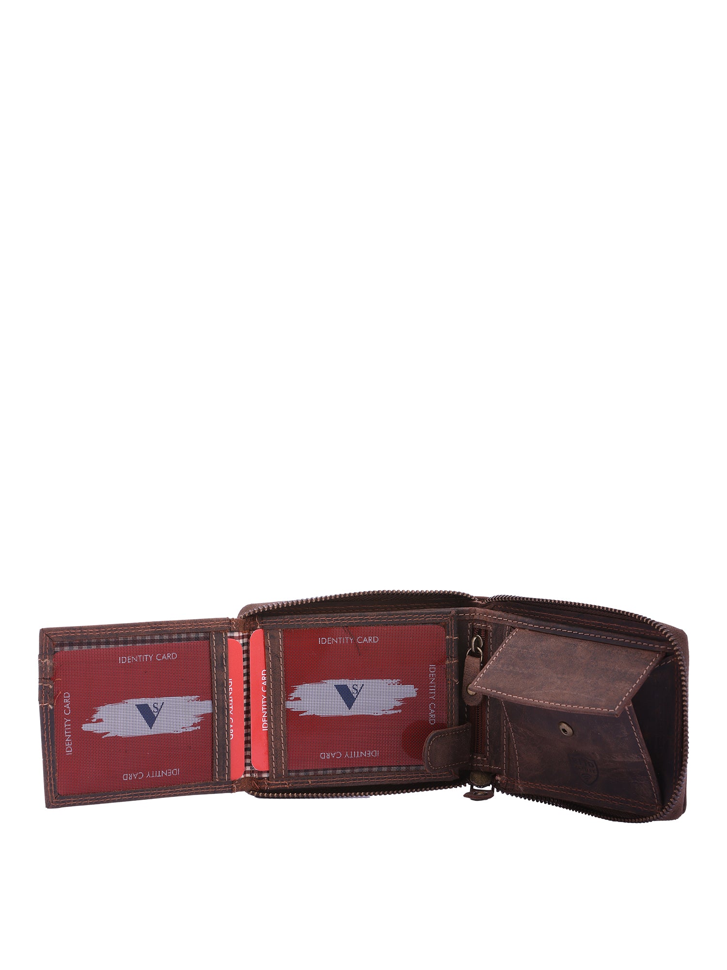 Portafoglio uomo in vera pelle Casual IN-1101-SKULL-TESTA DI MORO Sergio Valentini