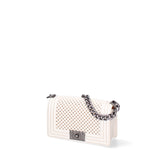 Borsa a mano da donna 100% Pvc FLAT-S-BALL 24-WHITECAP - SATIN CDF Marc Ellis