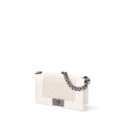 Borsa a mano da donna 100% Pvc FLAT-S-BALL 24-WHITECAP - SATIN CDF Marc Ellis