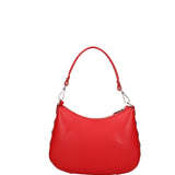 Borsa a spalla da donna 100% pelle ruga 07241-L214 ROSSO Roberta Rossi