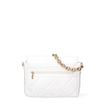 Borsa a spalla da donna Ecopelle DC3122-2-WHITE Diana&co