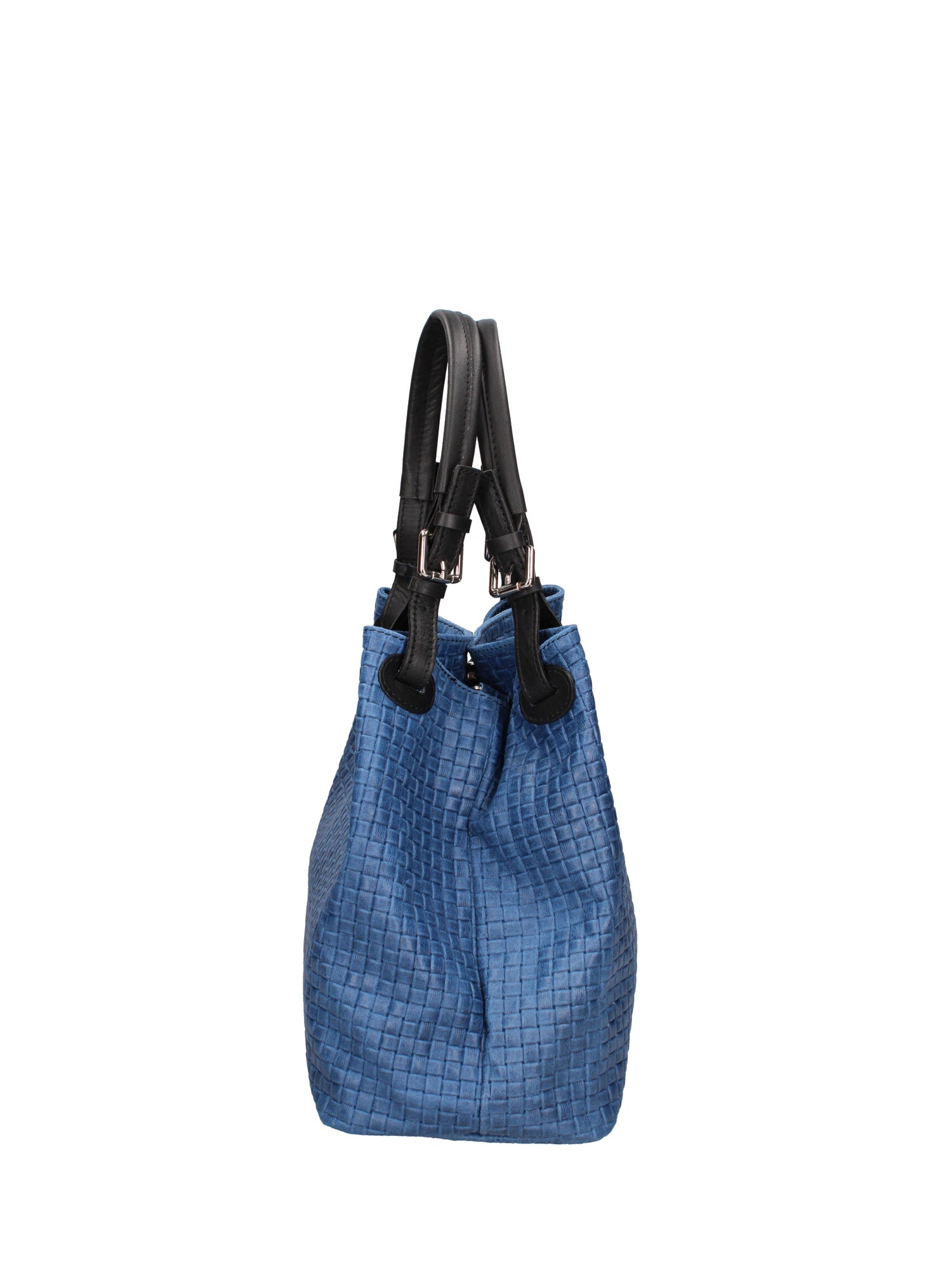 Araminta Borsa Shopper da donna Vera Pelle 80047-012 BLU JEANS Gave Lux