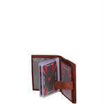 Portafoglio uomo in vera pelle Casual IN-1065-T.MORO Sergio Valentini