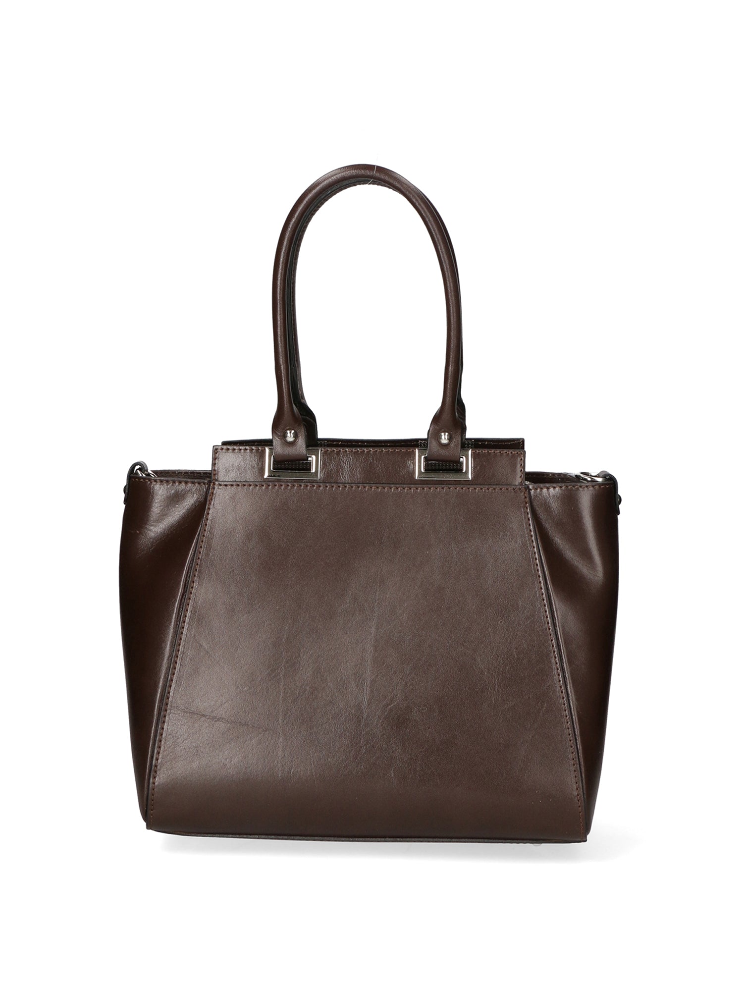 Fatima Borsa a mano da donna 100% pelle 9060-TMORO DARK BROWN Gave Lux