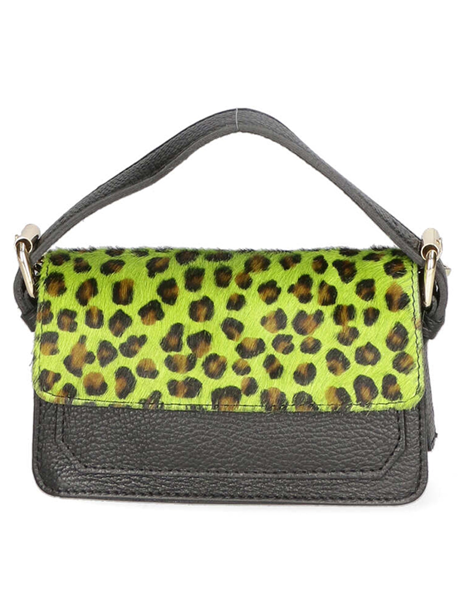 Aleide Borsa a mano da donna Vera pelle 04858-LEO P VERDE Gave Lux