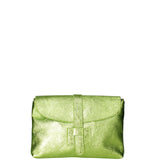 Borsa a mano da donna Vera pelle 07163-L017 VERDE CHIARO Viola Castellani