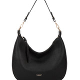 Borsa a spalla da donna 100% pelle vegana PU 715-1PT-BLACK Diana&co