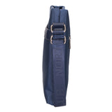 Borsa a tracolla uomo Pelle vegana + Tessuto PCL3068-BLU Northampton Polo Club