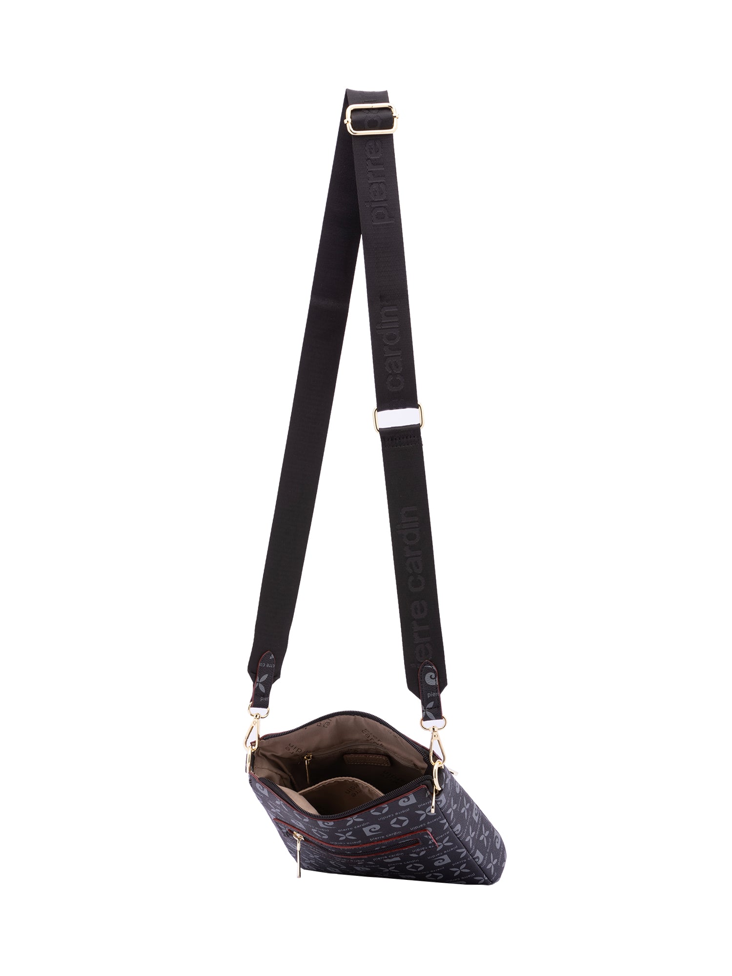 Volker Borsa a tracolla da uomo Ecopelle e poliestere 22240-NERO Pierre Cardin