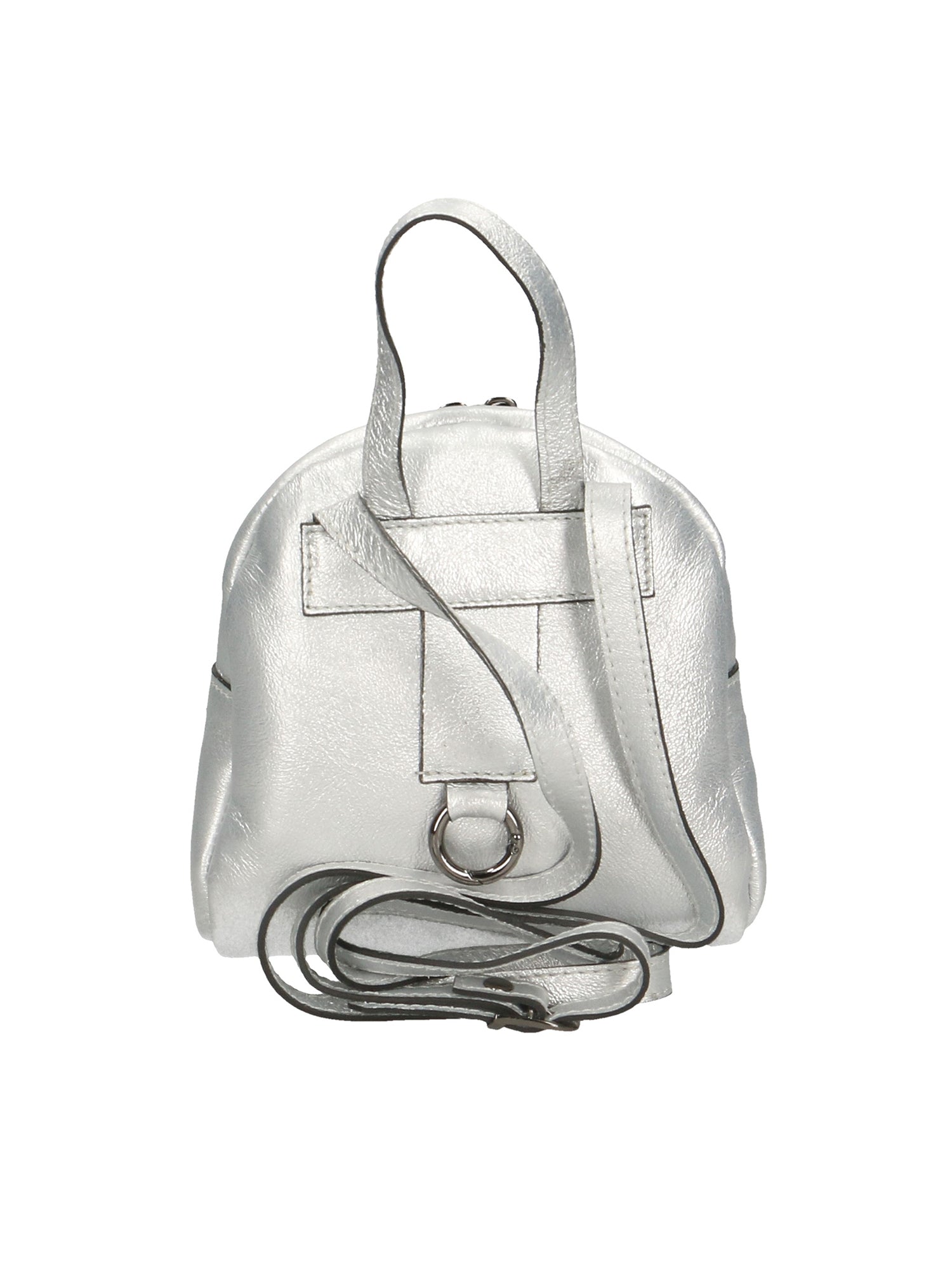 Morgana 188132-ARGENTO SILVER Zaino da donna in vera pelle Gave Lux