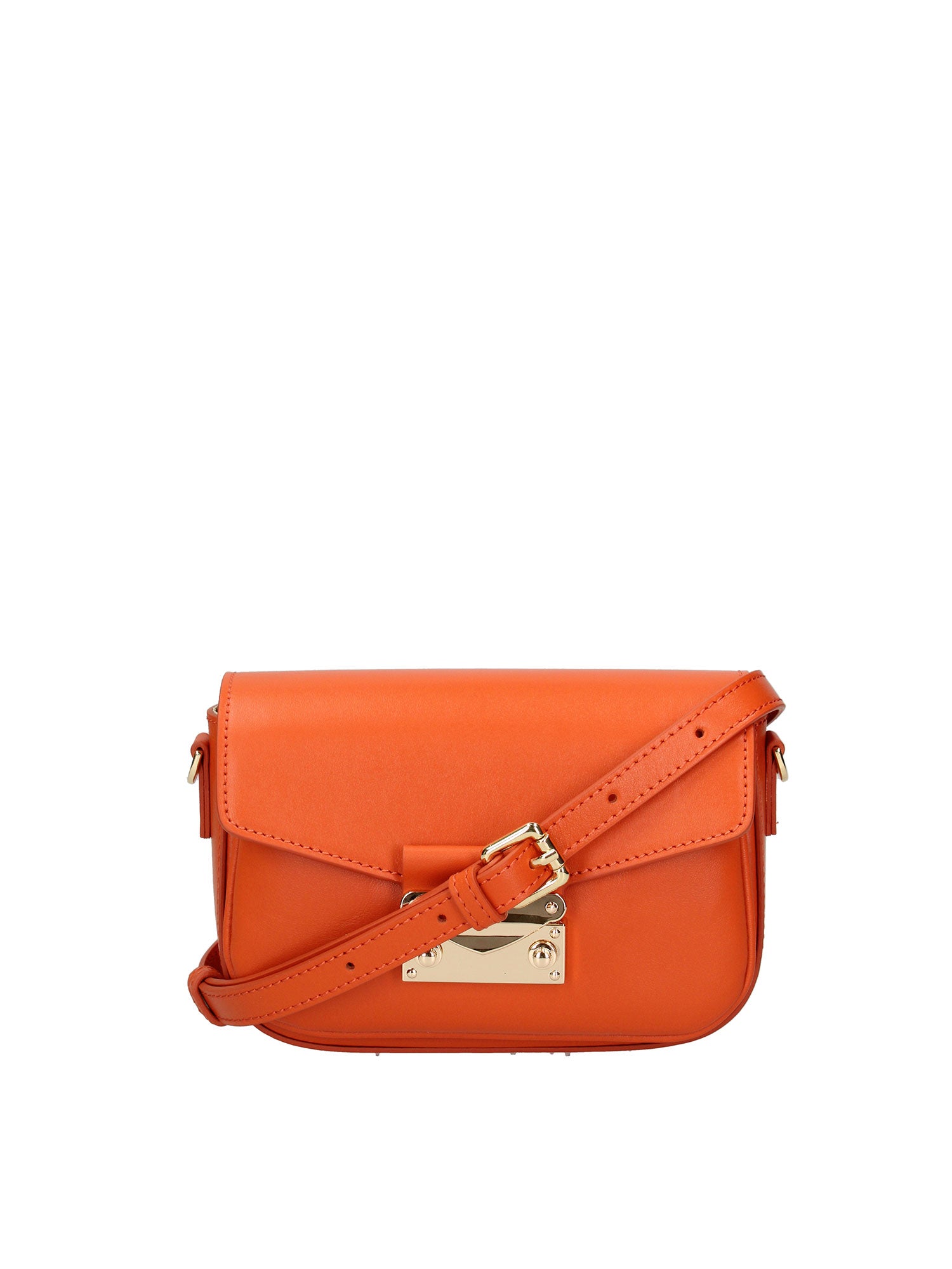 Borsa a tracolla da donna Vera pelle ROB8-PAPAYA Roberta Rossi