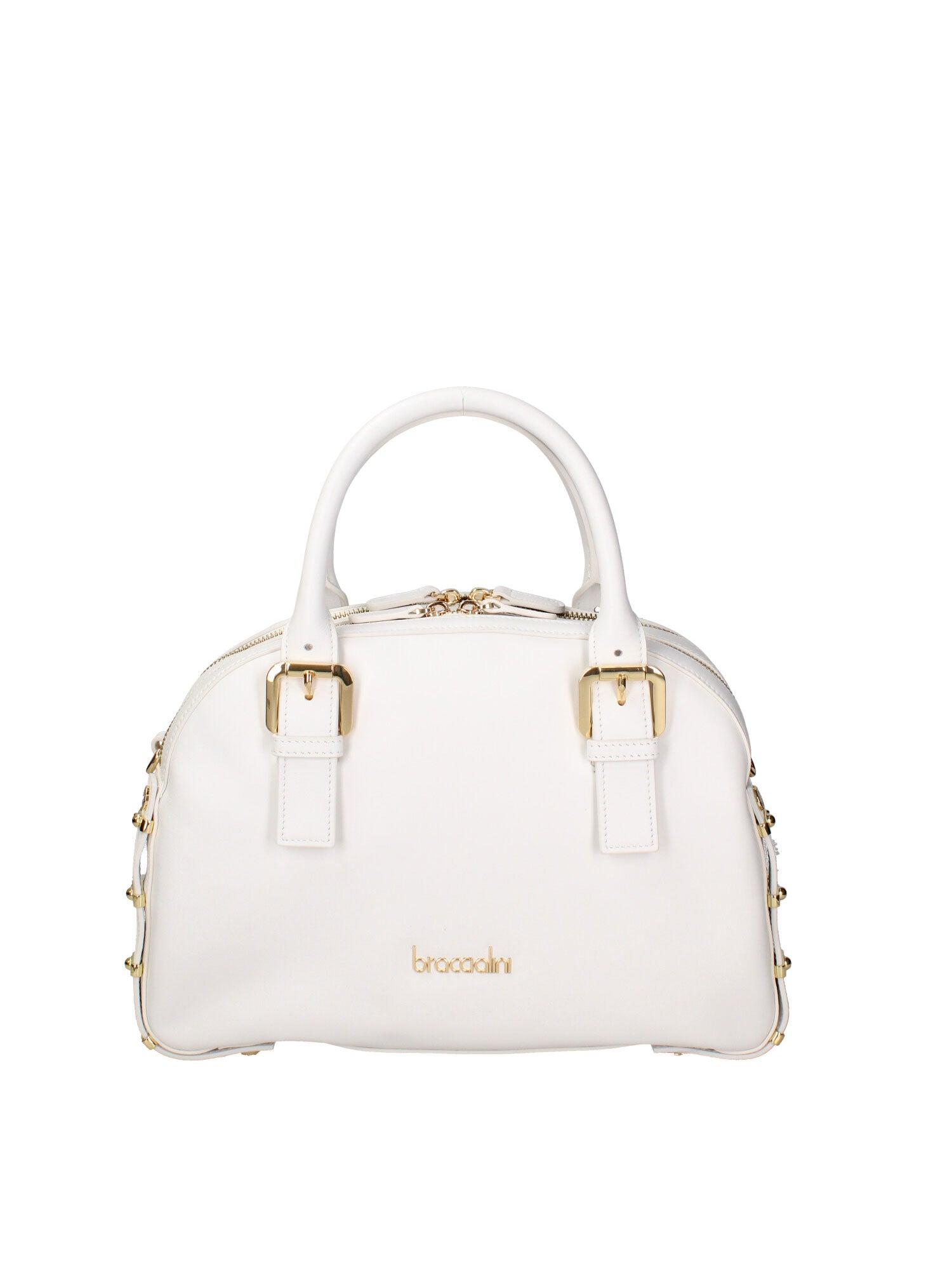 Auralia Elite Borsa a mano da donna 100% pelle B17220-BIANCO Braccialini